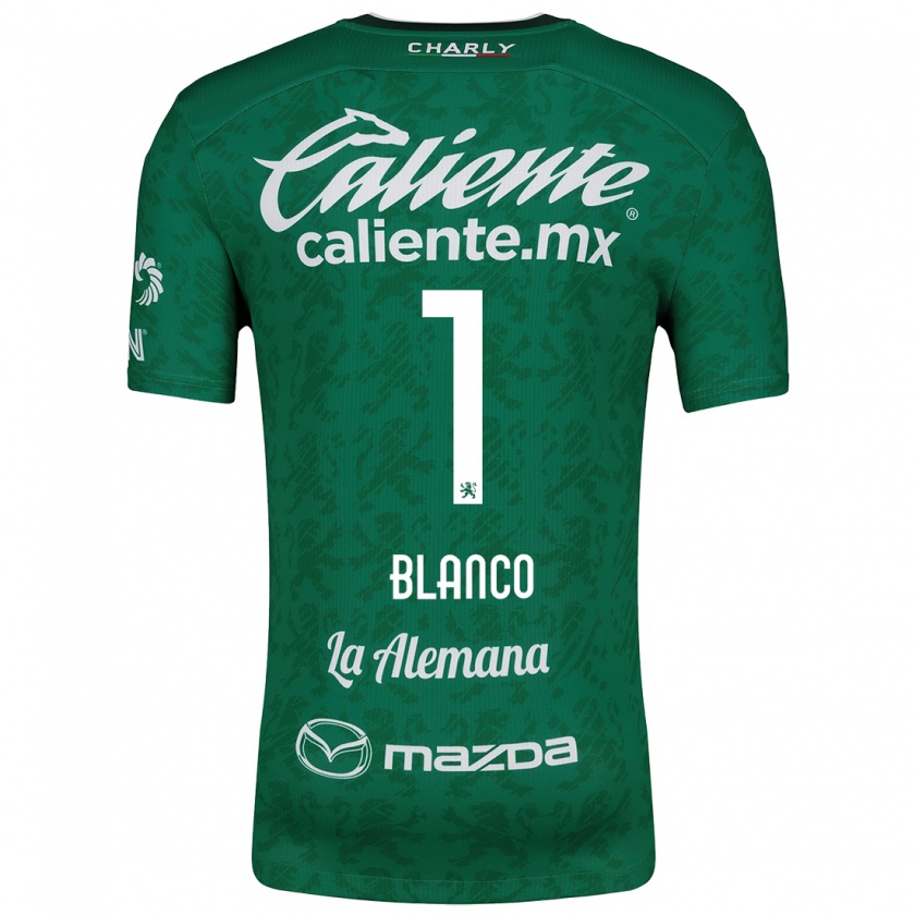 Kandiny Hombre Camiseta Alfonso Blanco #1 Verde Blanco 1ª Equipación 2024/25 La Camisa Chile