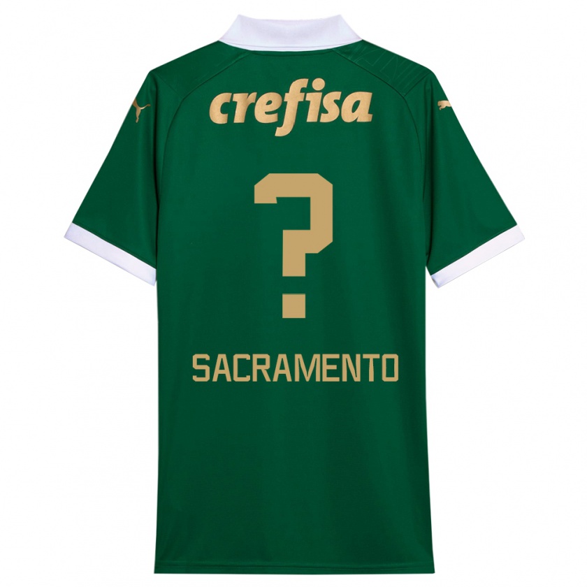 Kandiny Hombre Camiseta Wendell Sacramento #0 Verde Blanco 1ª Equipación 2024/25 La Camisa Chile