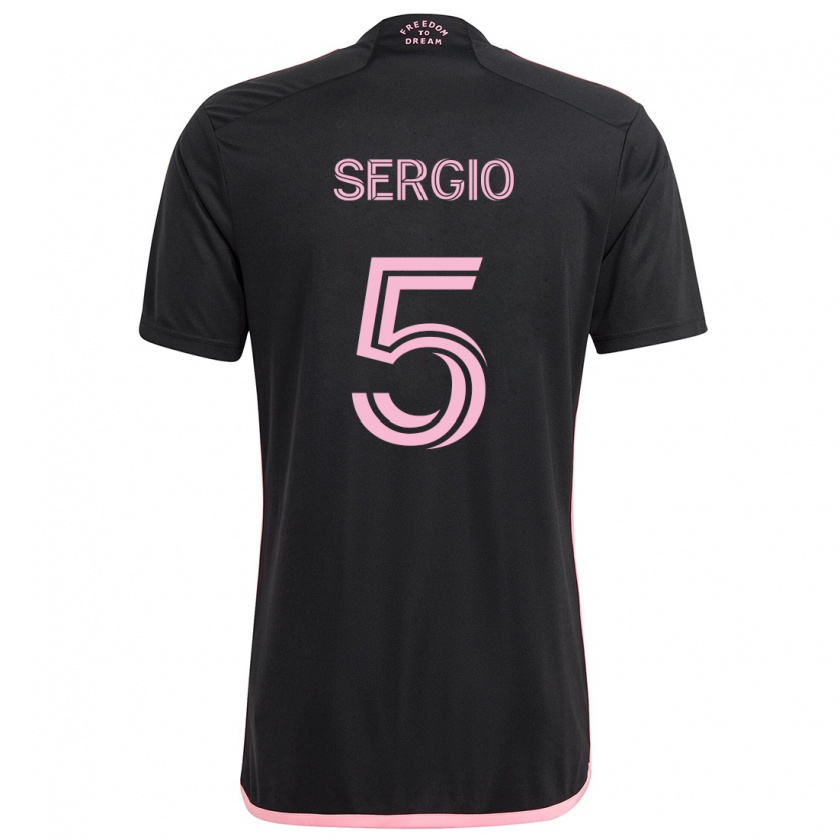 Kandiny Hombre Camiseta Sergio Busquets #5 Negro 2ª Equipación 2024/25 La Camisa Chile