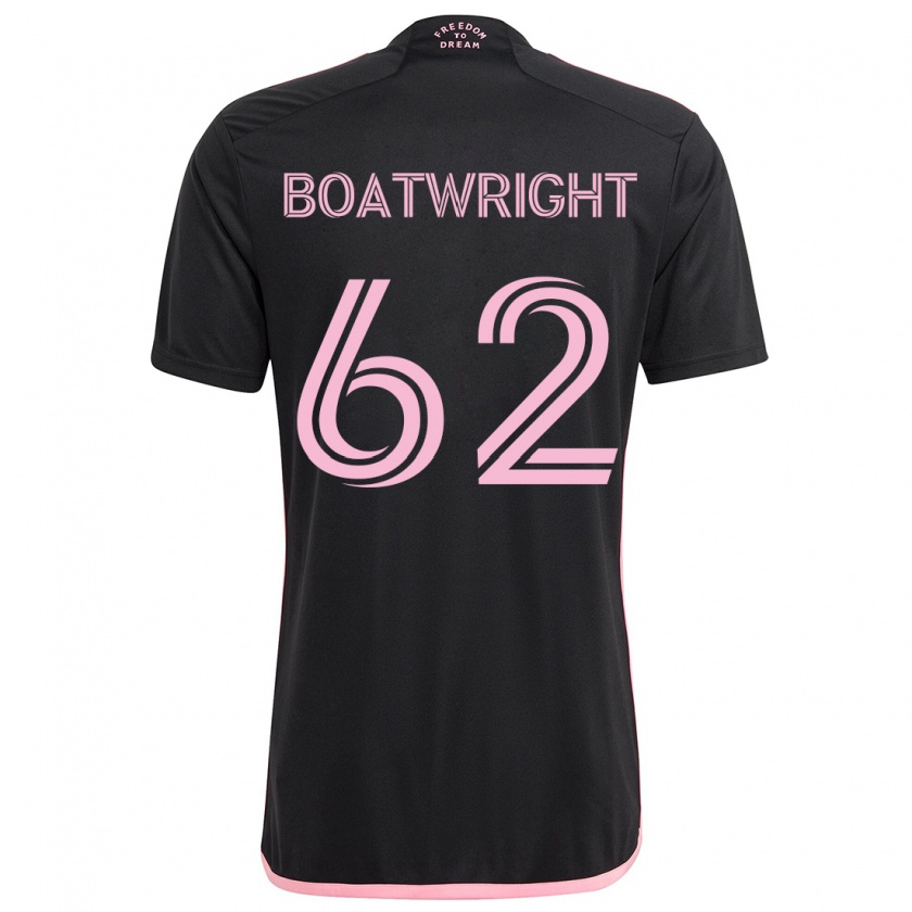 Kandiny Hombre Camiseta Israel Boatwright #62 Negro 2ª Equipación 2024/25 La Camisa Chile