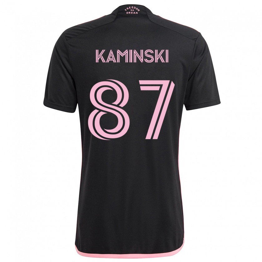 Kandiny Hombre Camiseta Brett Kaminski #87 Negro 2ª Equipación 2024/25 La Camisa Chile