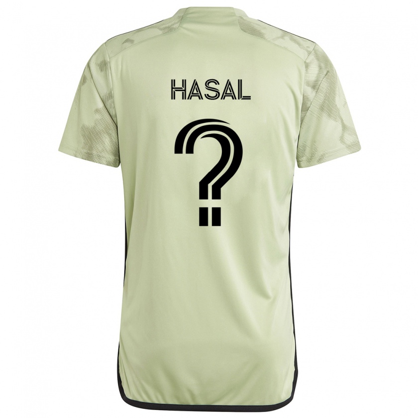 Kandiny Hombre Camiseta Thomas Hasal #0 Verde Claro 2ª Equipación 2024/25 La Camisa Chile