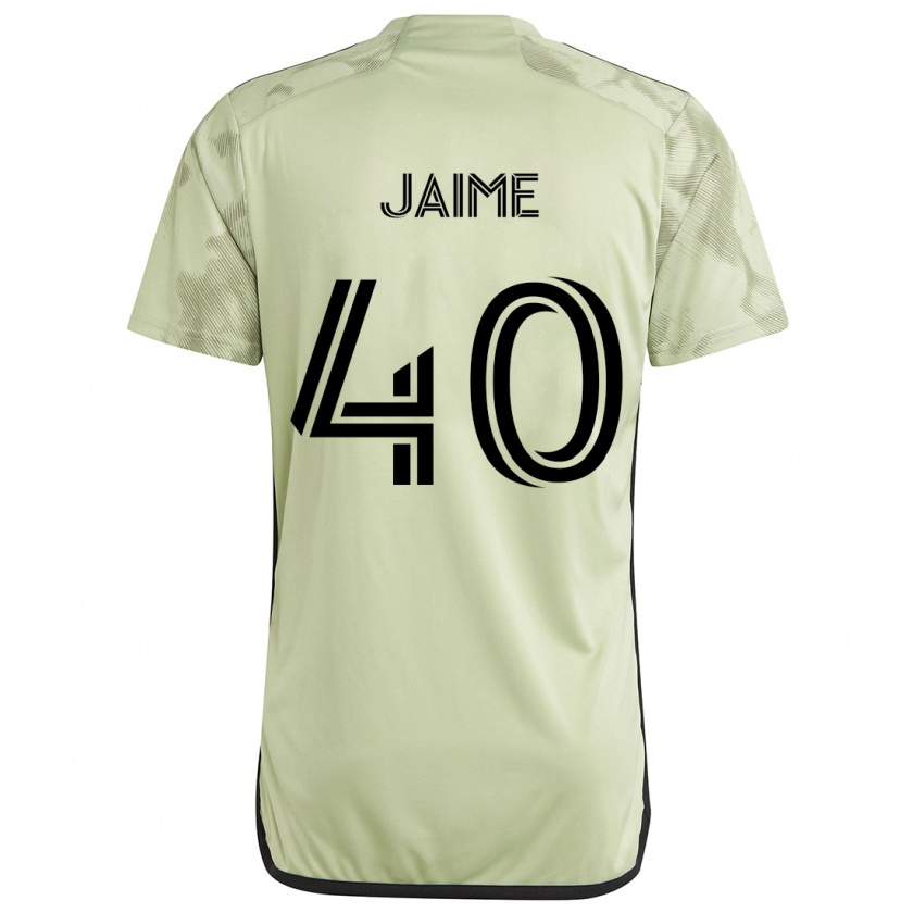 Kandiny Hombre Camiseta Christopher Jaime #40 Verde Claro 2ª Equipación 2024/25 La Camisa Chile