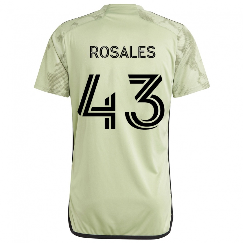 Kandiny Hombre Camiseta Diego Rosales #43 Verde Claro 2ª Equipación 2024/25 La Camisa Chile