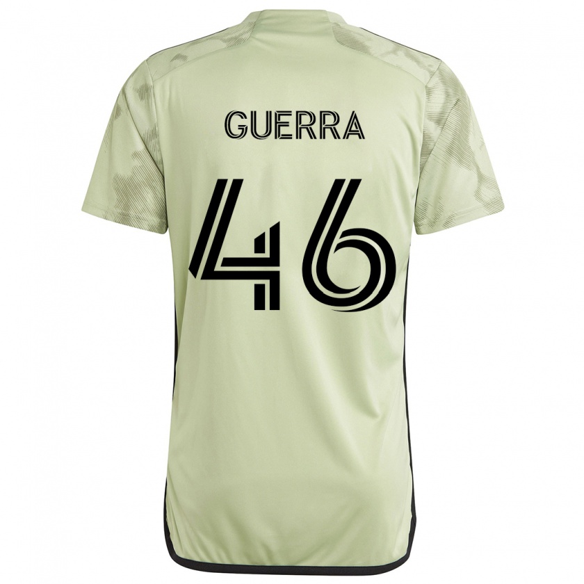 Kandiny Hombre Camiseta Decarlo Guerra #46 Verde Claro 2ª Equipación 2024/25 La Camisa Chile