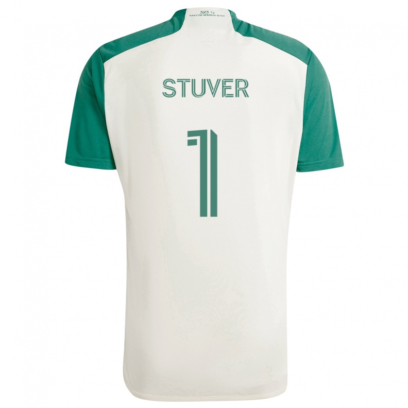 Kandiny Hombre Camiseta Brad Stuver #1 Colores Tostados Verde 2ª Equipación 2024/25 La Camisa Chile