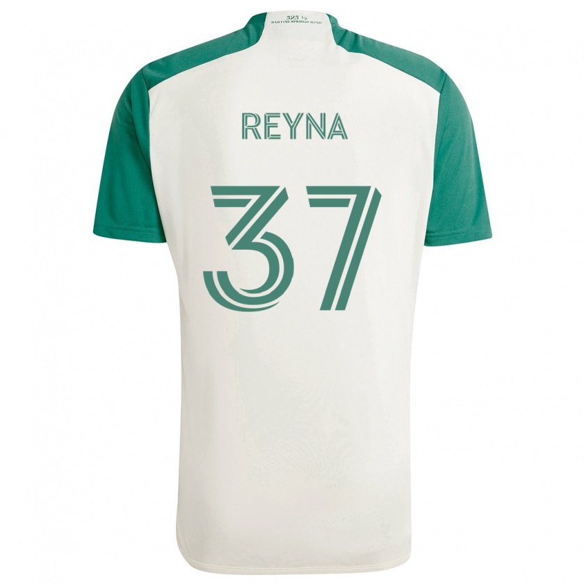 Kandiny Hombre Camiseta Joah Reyna #37 Colores Tostados Verde 2ª Equipación 2024/25 La Camisa Chile