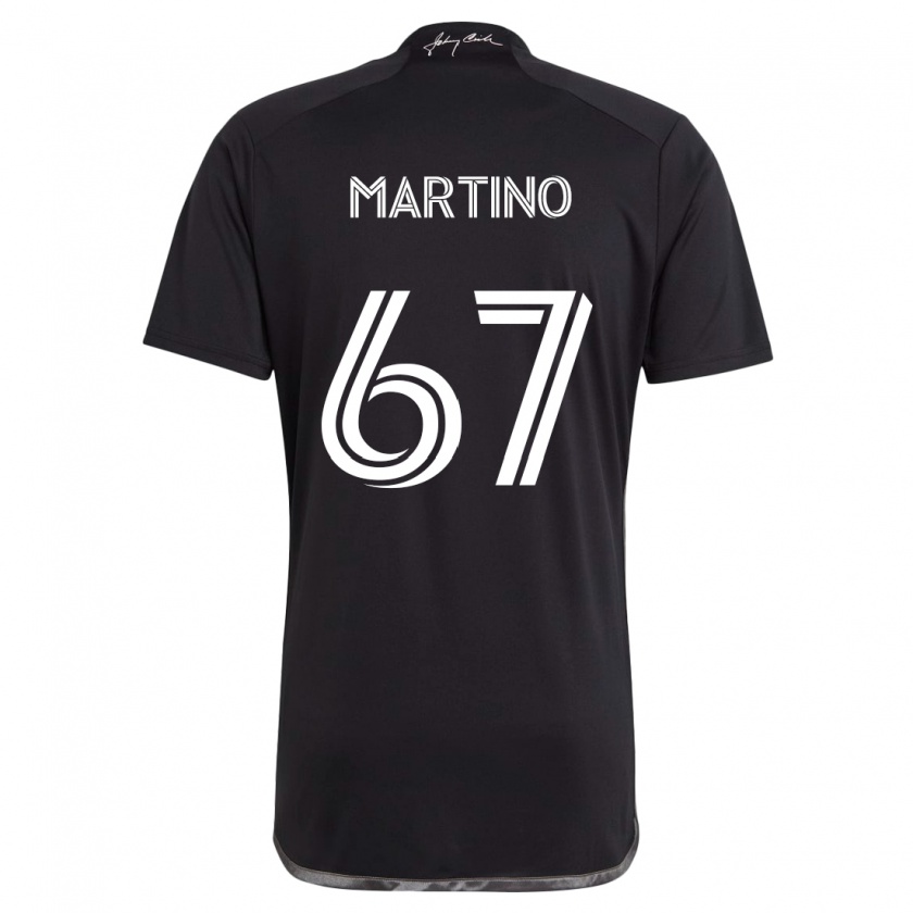 Kandiny Hombre Camiseta Ben Martino #67 Negro 2ª Equipación 2024/25 La Camisa Chile