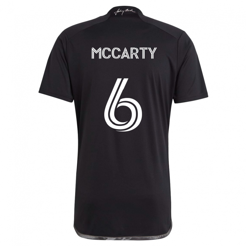 Kandiny Hombre Camiseta Dax Mccarty #6 Negro 2ª Equipación 2024/25 La Camisa Chile