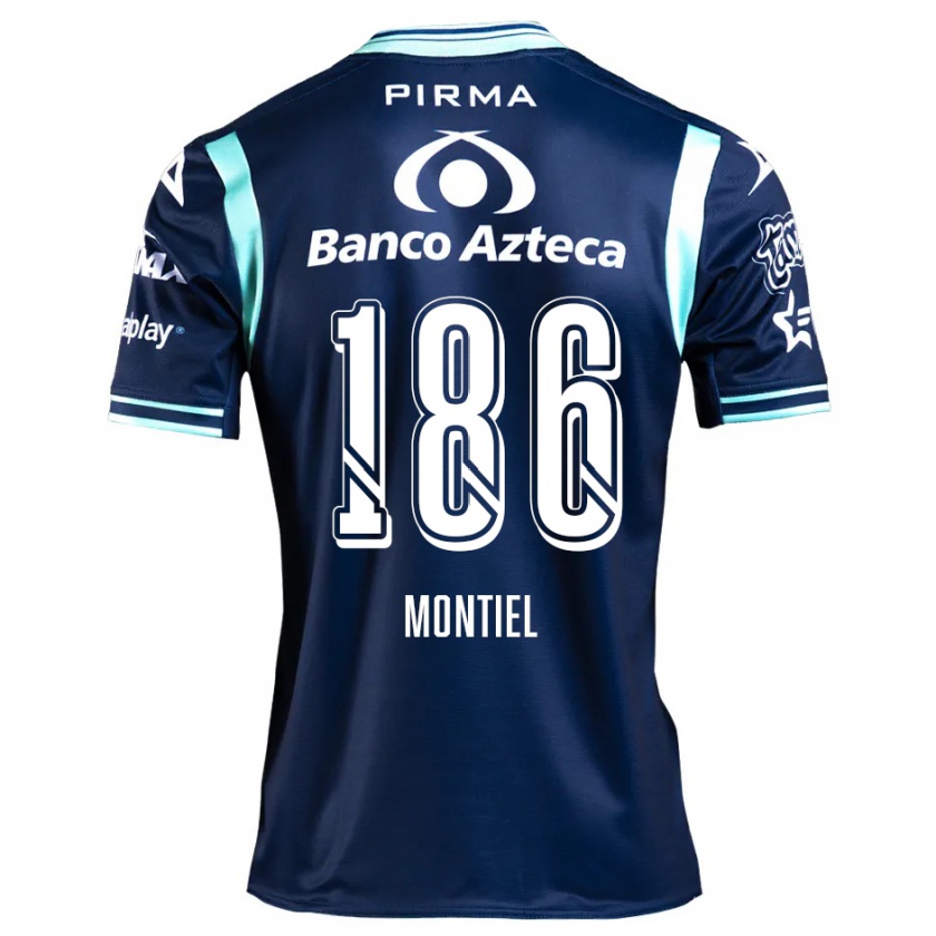 Kandiny Hombre Camiseta Santiago Montiel #186 Azul Marino 2ª Equipación 2024/25 La Camisa Chile