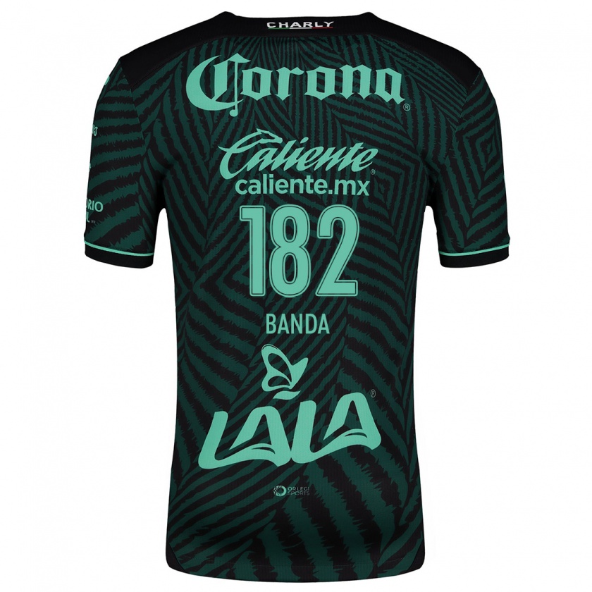 Kandiny Hombre Camiseta Iker Banda #182 Verde Negro 2ª Equipación 2024/25 La Camisa Chile