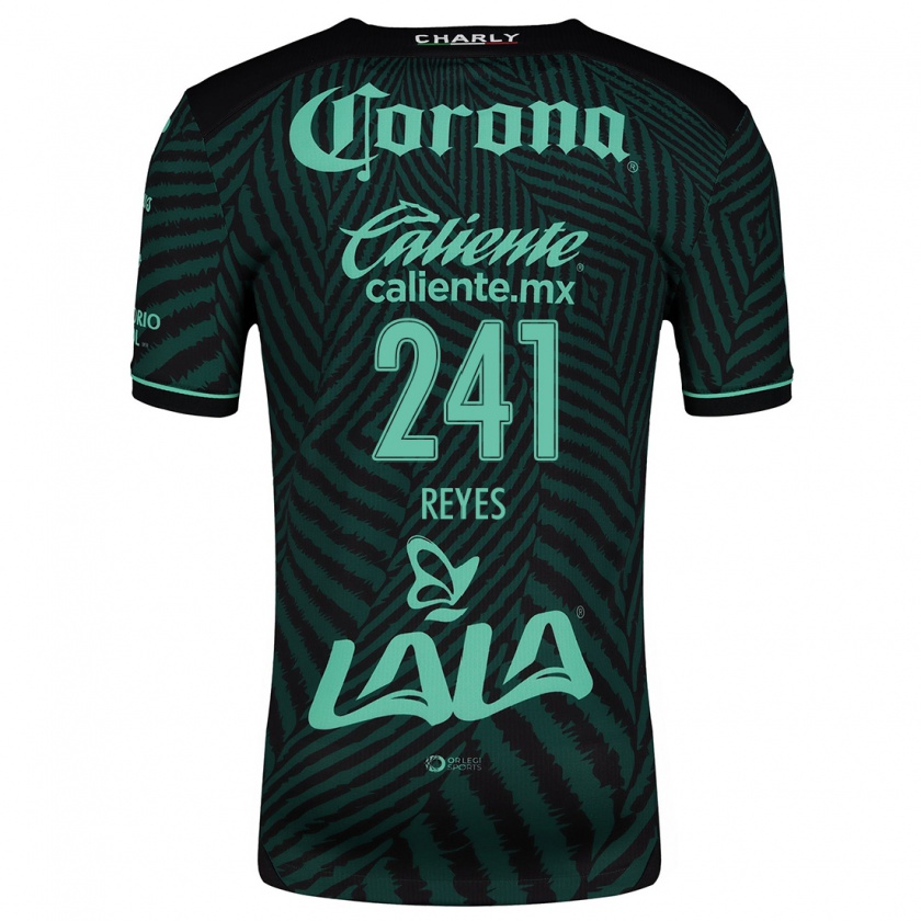 Kandiny Hombre Camiseta Julio Reyes #241 Verde Negro 2ª Equipación 2024/25 La Camisa Chile