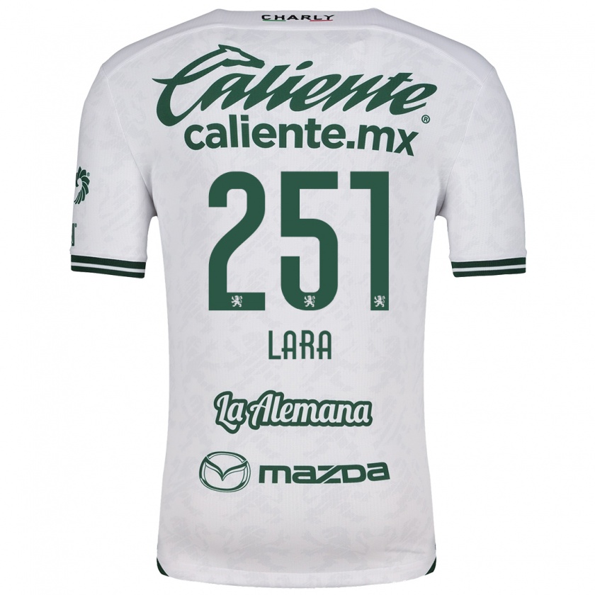 Kandiny Hombre Camiseta Tristán Lara #251 Blanco Verde 2ª Equipación 2024/25 La Camisa Chile