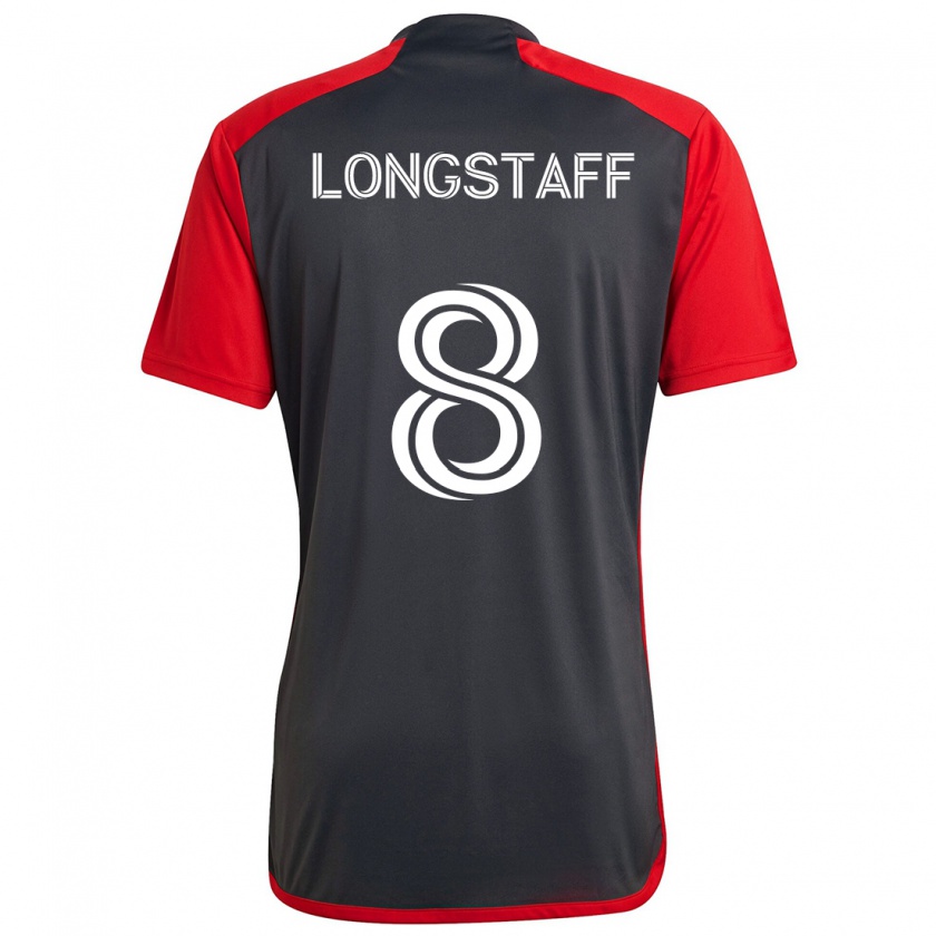 Kandiny Mujer Camiseta Matty Longstaff #8 Rojo Grayn 1ª Equipación 2024/25 La Camisa Chile