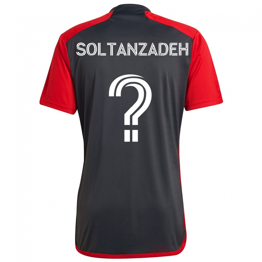 Kandiny Mujer Camiseta Shayan Soltanzadeh #0 Rojo Grayn 1ª Equipación 2024/25 La Camisa Chile