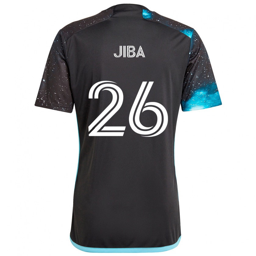 Kandiny Mujer Camiseta Ryen Jiba #26 Azul Negro 1ª Equipación 2024/25 La Camisa Chile