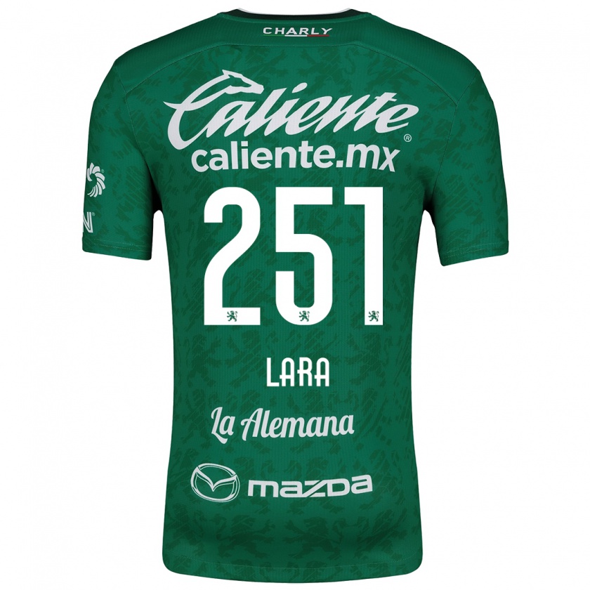 Kandiny Mujer Camiseta Tristán Lara #251 Verde Blanco 1ª Equipación 2024/25 La Camisa Chile