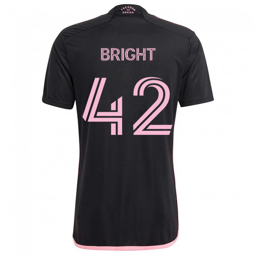 Kandiny Mujer Camiseta Yannick Bright #42 Negro 2ª Equipación 2024/25 La Camisa Chile