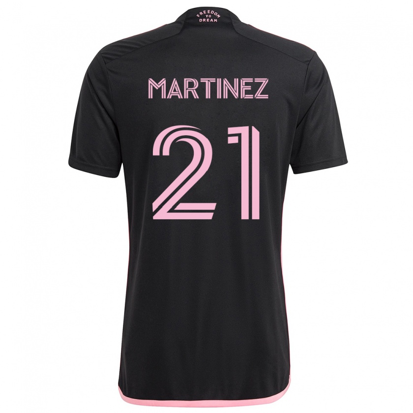 Kandiny Mujer Camiseta Derrek Martinez #21 Negro 2ª Equipación 2024/25 La Camisa Chile