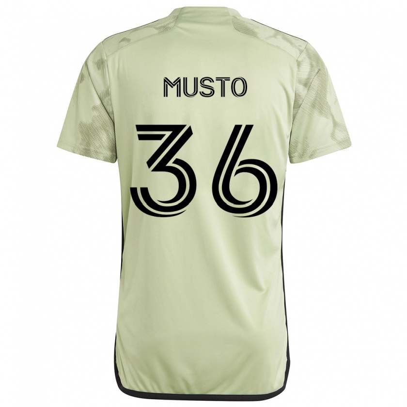 Kandiny Mujer Camiseta Tommy Musto #36 Verde Claro 2ª Equipación 2024/25 La Camisa Chile