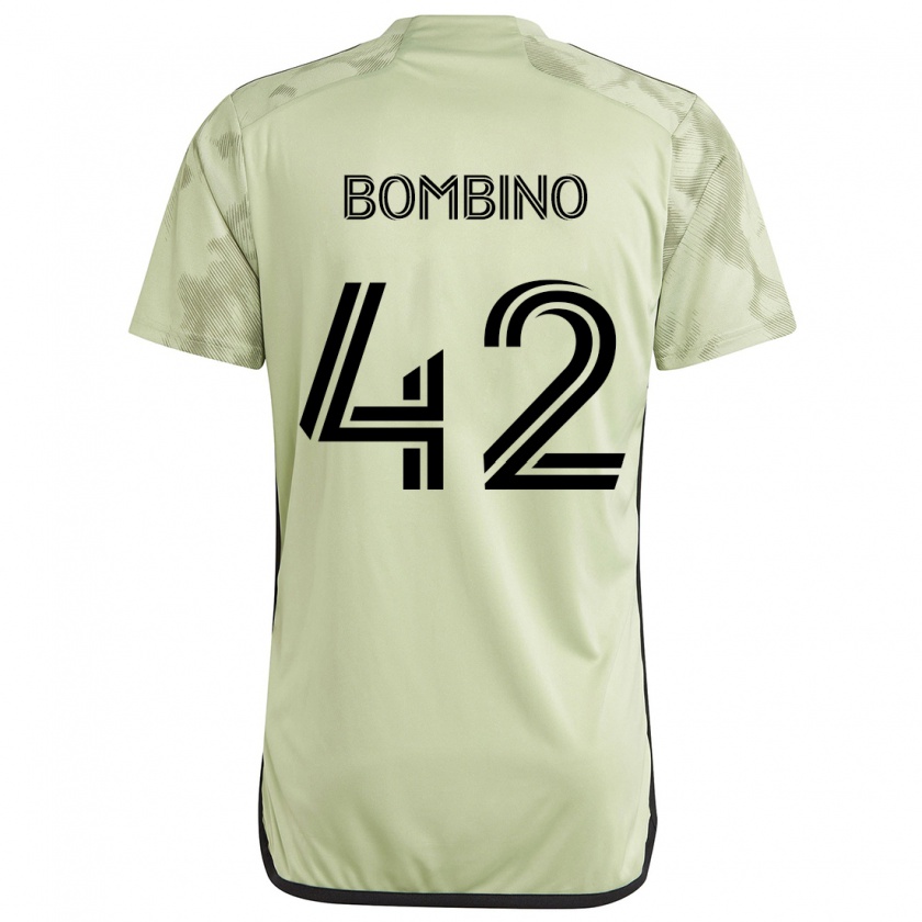 Kandiny Mujer Camiseta Luca Bombino #42 Verde Claro 2ª Equipación 2024/25 La Camisa Chile