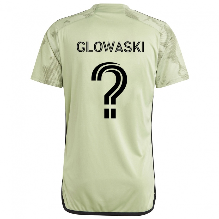 Kandiny Mujer Camiseta Dylan Glowaski #0 Verde Claro 2ª Equipación 2024/25 La Camisa Chile