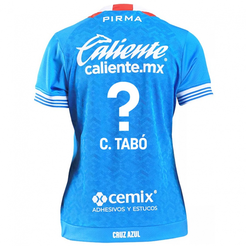 Kandiny Niño Camiseta Christian Tabó #0 Cielo Azul 1ª Equipación 2024/25 La Camisa Chile