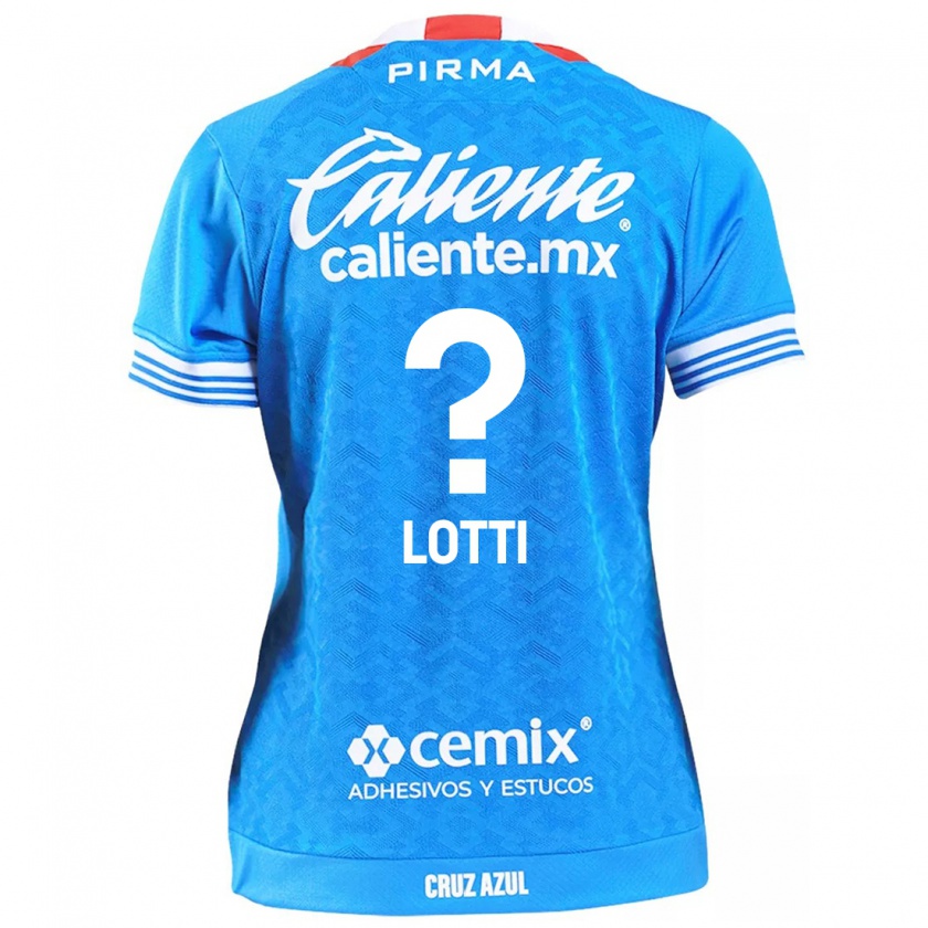 Kandiny Niño Camiseta Augusto Lotti #0 Cielo Azul 1ª Equipación 2024/25 La Camisa Chile