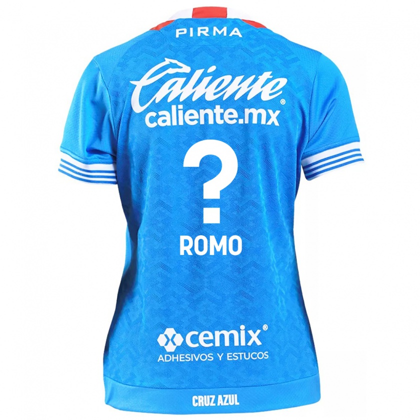 Kandiny Niño Camiseta Luis Romo #0 Cielo Azul 1ª Equipación 2024/25 La Camisa Chile