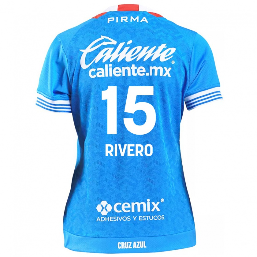 Kandiny Niño Camiseta Ignacio Rivero #15 Cielo Azul 1ª Equipación 2024/25 La Camisa Chile