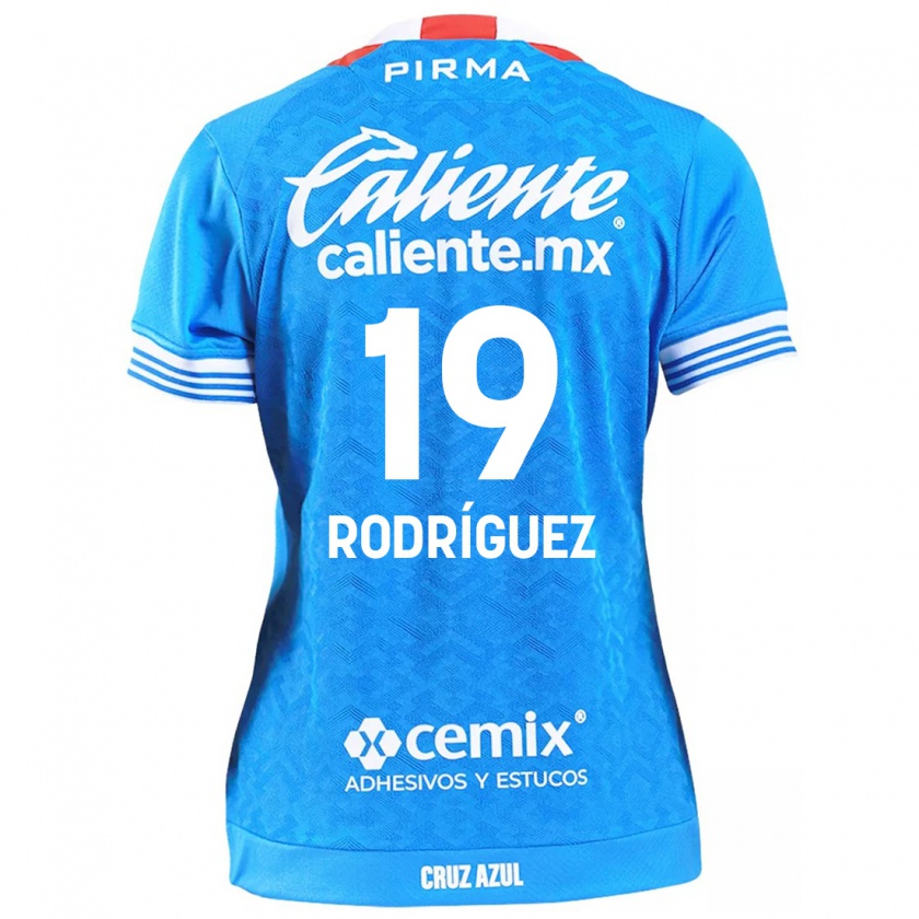 Kandiny Niño Camiseta Carlos Rodríguez #19 Cielo Azul 1ª Equipación 2024/25 La Camisa Chile