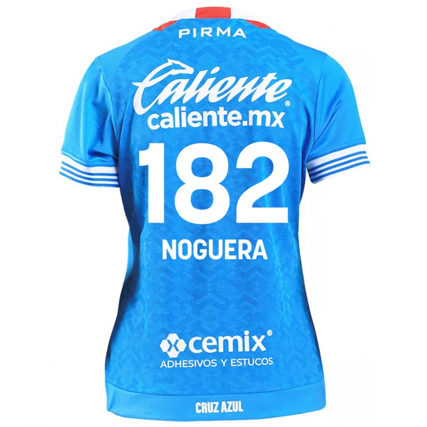 Kandiny Niño Camiseta Heldrich Noguera #182 Cielo Azul 1ª Equipación 2024/25 La Camisa Chile