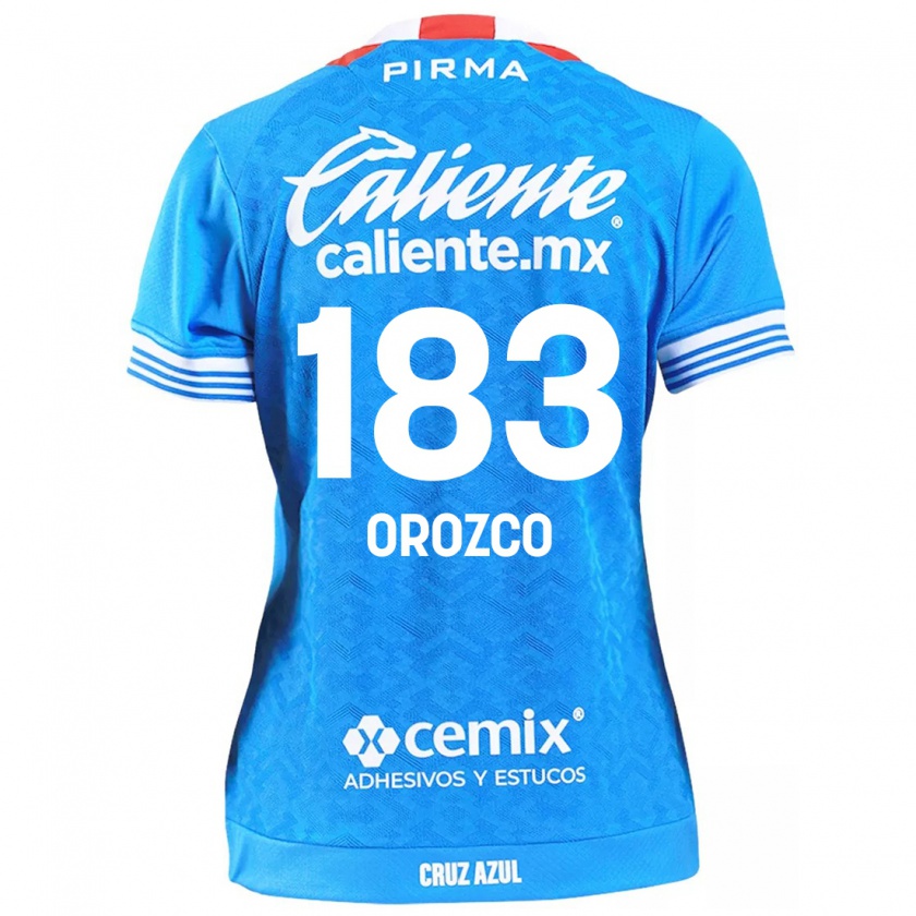 Kandiny Niño Camiseta Fabrizzio Orozco #183 Cielo Azul 1ª Equipación 2024/25 La Camisa Chile