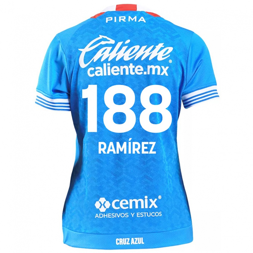 Kandiny Niño Camiseta Diego Ramírez #188 Cielo Azul 1ª Equipación 2024/25 La Camisa Chile