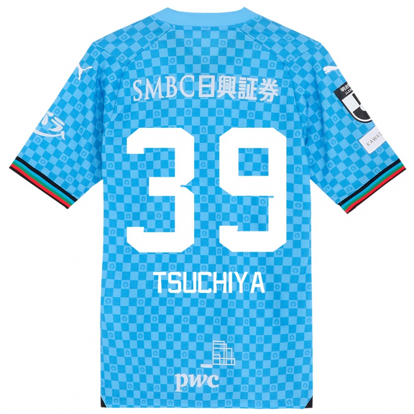 Kandiny Niño Camiseta Kaito Tsuchiya #39 Azul Celeste 1ª Equipación 2024/25 La Camisa Chile