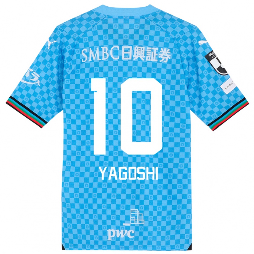 Kandiny Niño Camiseta Mikito Yagoshi #10 Azul Celeste 1ª Equipación 2024/25 La Camisa Chile