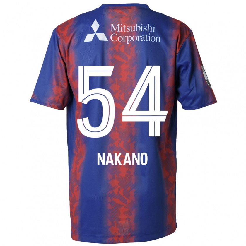 Kandiny Niño Camiseta Yui Nakano #54 Azul Rojo 1ª Equipación 2024/25 La Camisa Chile