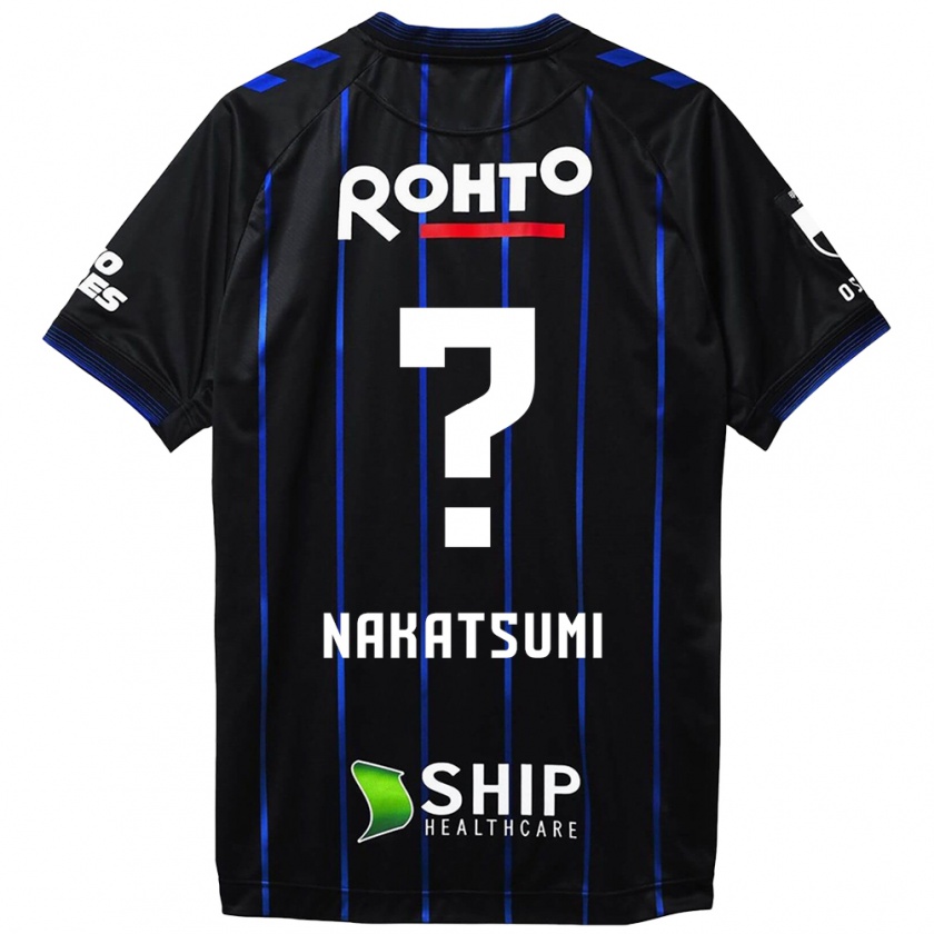 Kandiny Niño Camiseta Naru Nakatsumi #0 Azul Negro 1ª Equipación 2024/25 La Camisa Chile