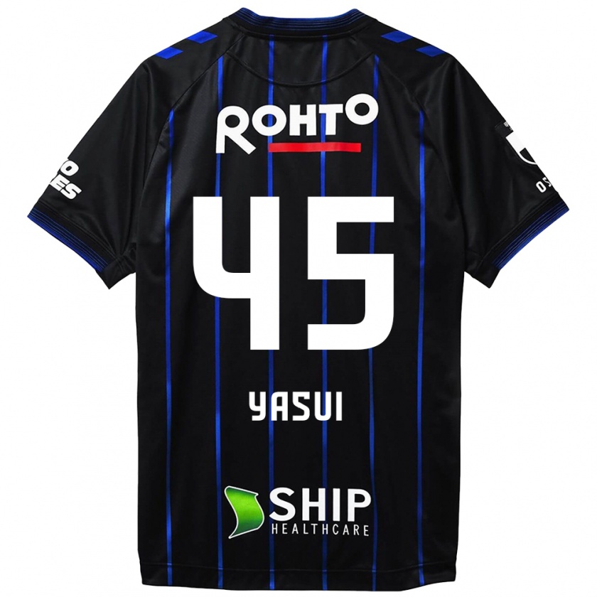 Kandiny Niño Camiseta Tsukasa Yasui #45 Azul Negro 1ª Equipación 2024/25 La Camisa Chile