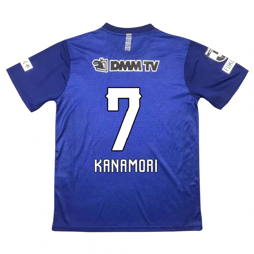 Kandiny Niño Camiseta Takeshi Kanamori #7 Azul Oscuro 1ª Equipación 2024/25 La Camisa Chile