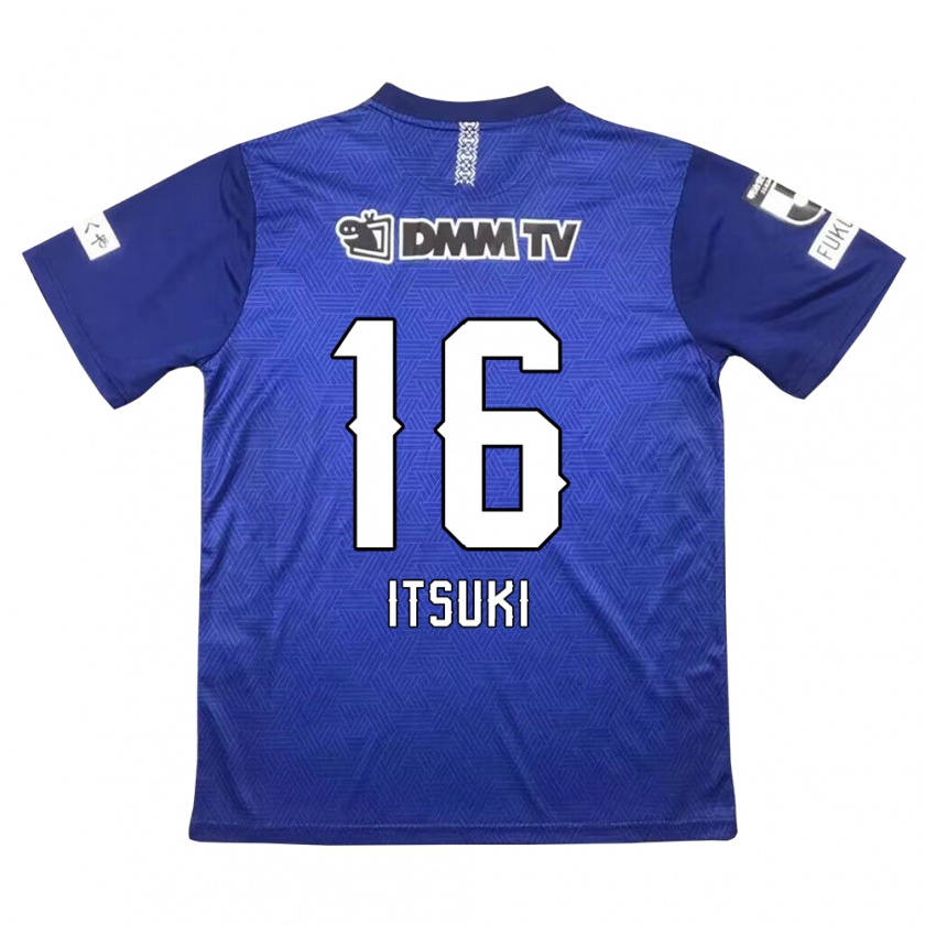 Kandiny Niño Camiseta Itsuki Oda #16 Azul Oscuro 1ª Equipación 2024/25 La Camisa Chile