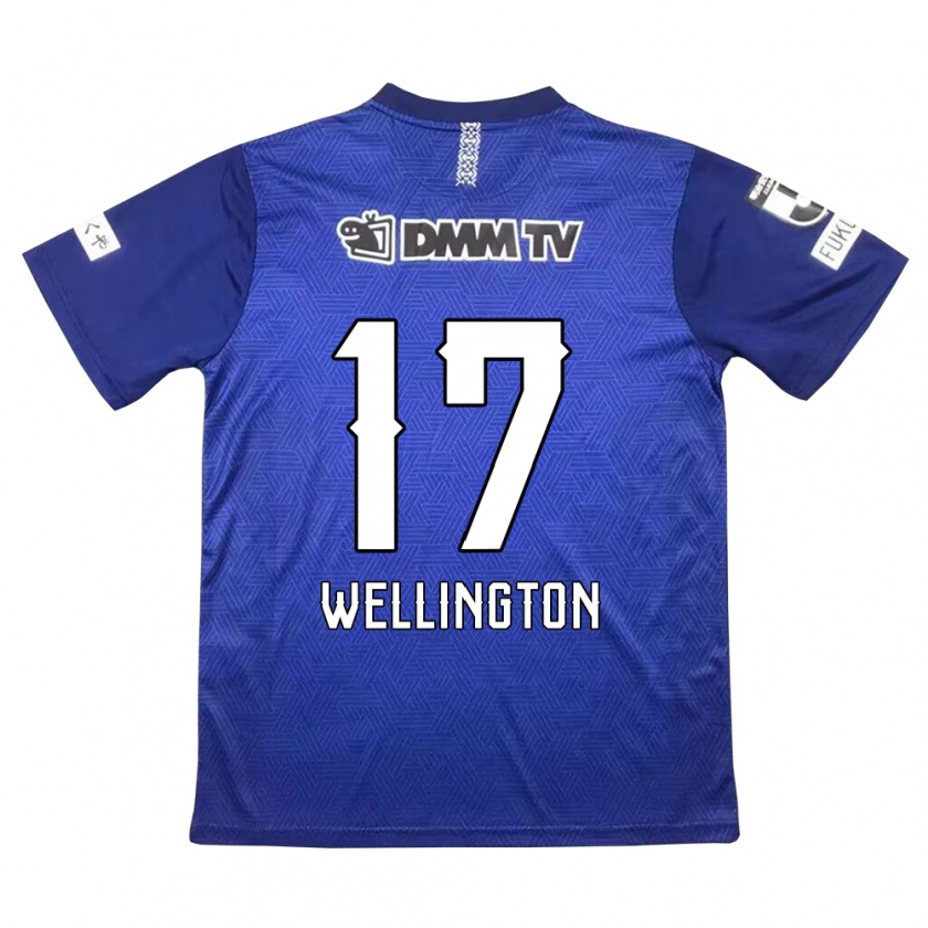 Kandiny Niño Camiseta Wellington #17 Azul Oscuro 1ª Equipación 2024/25 La Camisa Chile