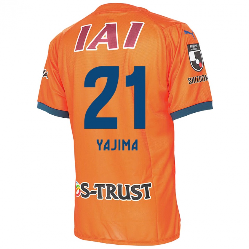 Kandiny Niño Camiseta Shinya Yajima #21 Naranja Azul 1ª Equipación 2024/25 La Camisa Chile