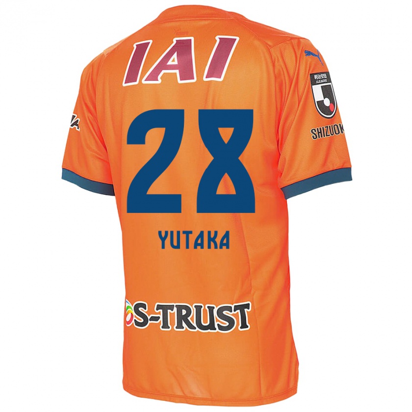 Kandiny Niño Camiseta Yutaka Yoshida #28 Naranja Azul 1ª Equipación 2024/25 La Camisa Chile