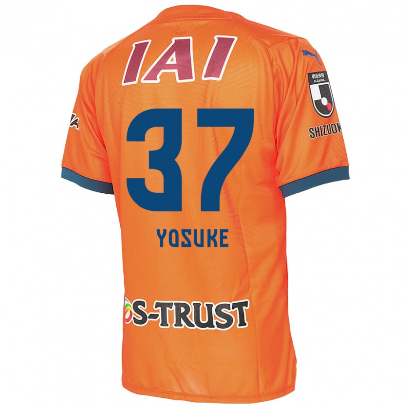 Kandiny Niño Camiseta Yosuke Morishige #37 Naranja Azul 1ª Equipación 2024/25 La Camisa Chile