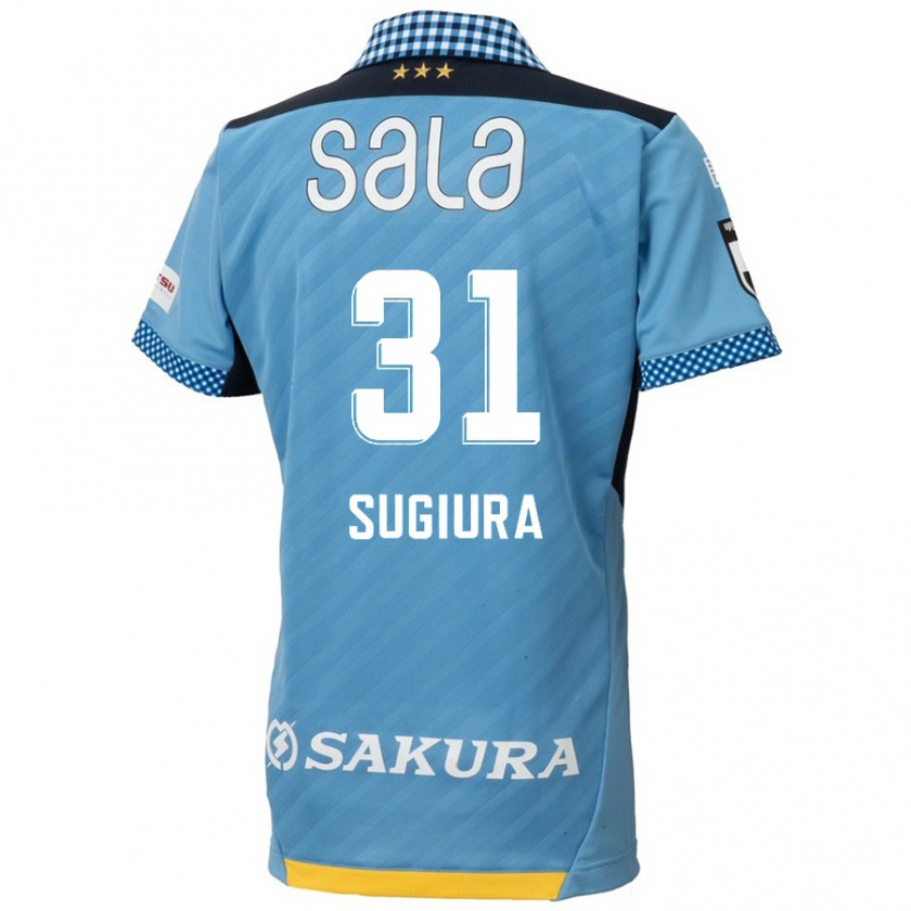 Kandiny Niño Camiseta Rinnosuke Sugiura #31 Azul Negro 1ª Equipación 2024/25 La Camisa Chile