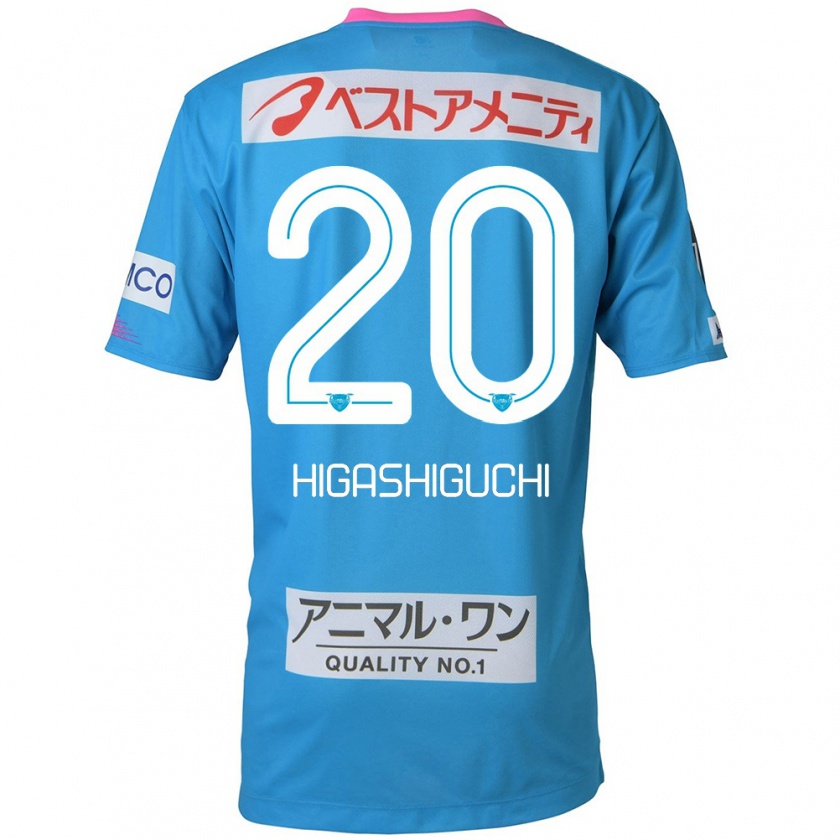 Kandiny Niño Camiseta Aitaro Higashiguchi #20 Azul Rosado 1ª Equipación 2024/25 La Camisa Chile