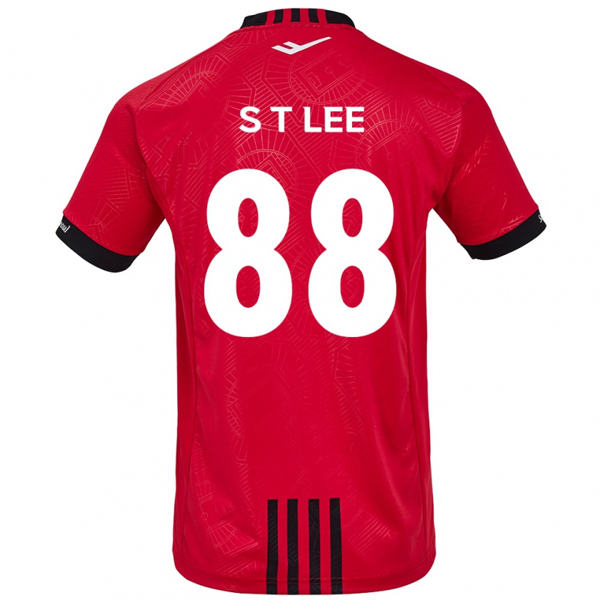 Kandiny Niño Camiseta Tae-Seok Lee #88 Negro Rojo 1ª Equipación 2024/25 La Camisa Chile