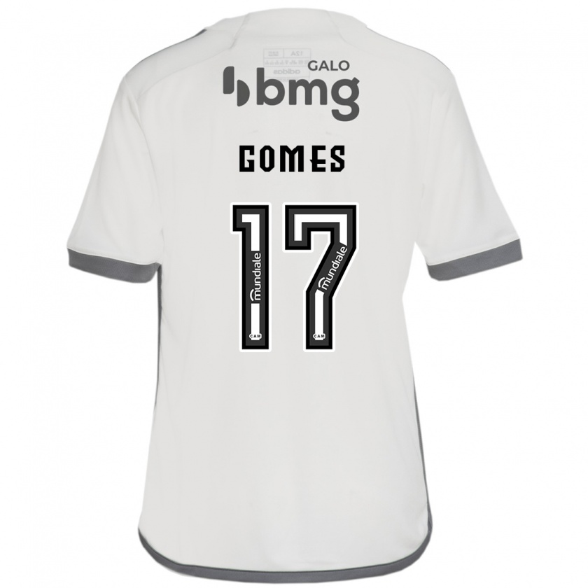 Kandiny Niño Camiseta Igor Gomes #17 Blanquecino 2ª Equipación 2024/25 La Camisa Chile