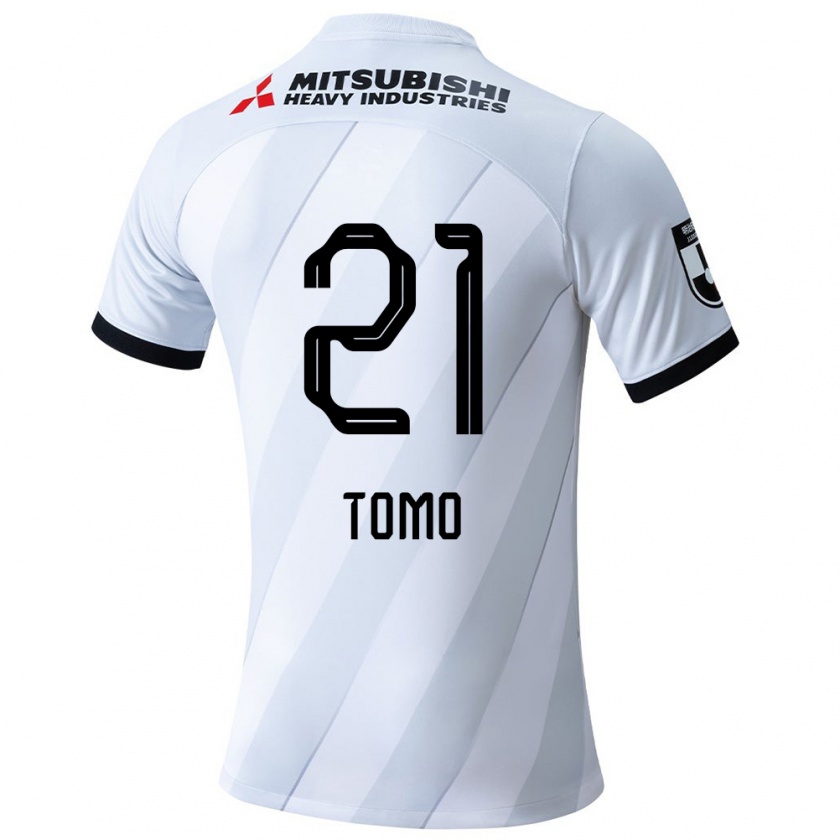 Kandiny Niño Camiseta Tomoaki Okubo #21 Gris Blanco 2ª Equipación 2024/25 La Camisa Chile